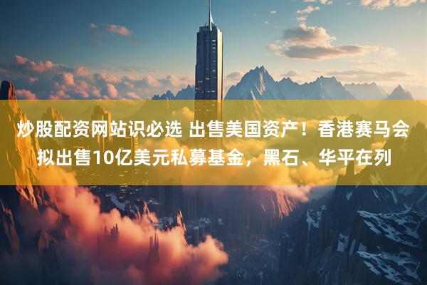 炒股配资网站识必选 出售美国资产！香港赛马会拟出售10亿美元私募基金，黑石、华平在列
