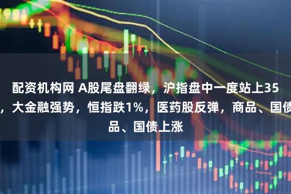配资机构网 A股尾盘翻绿，沪指盘中一度站上3500点，大金融强势，恒指跌1%，医药股反弹，商品、国债上涨